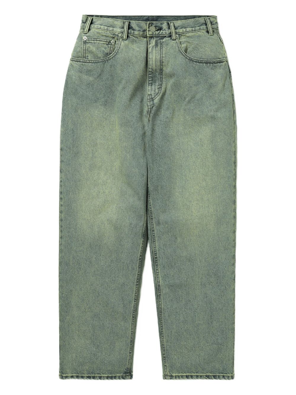 Belt-loops jeans - Green