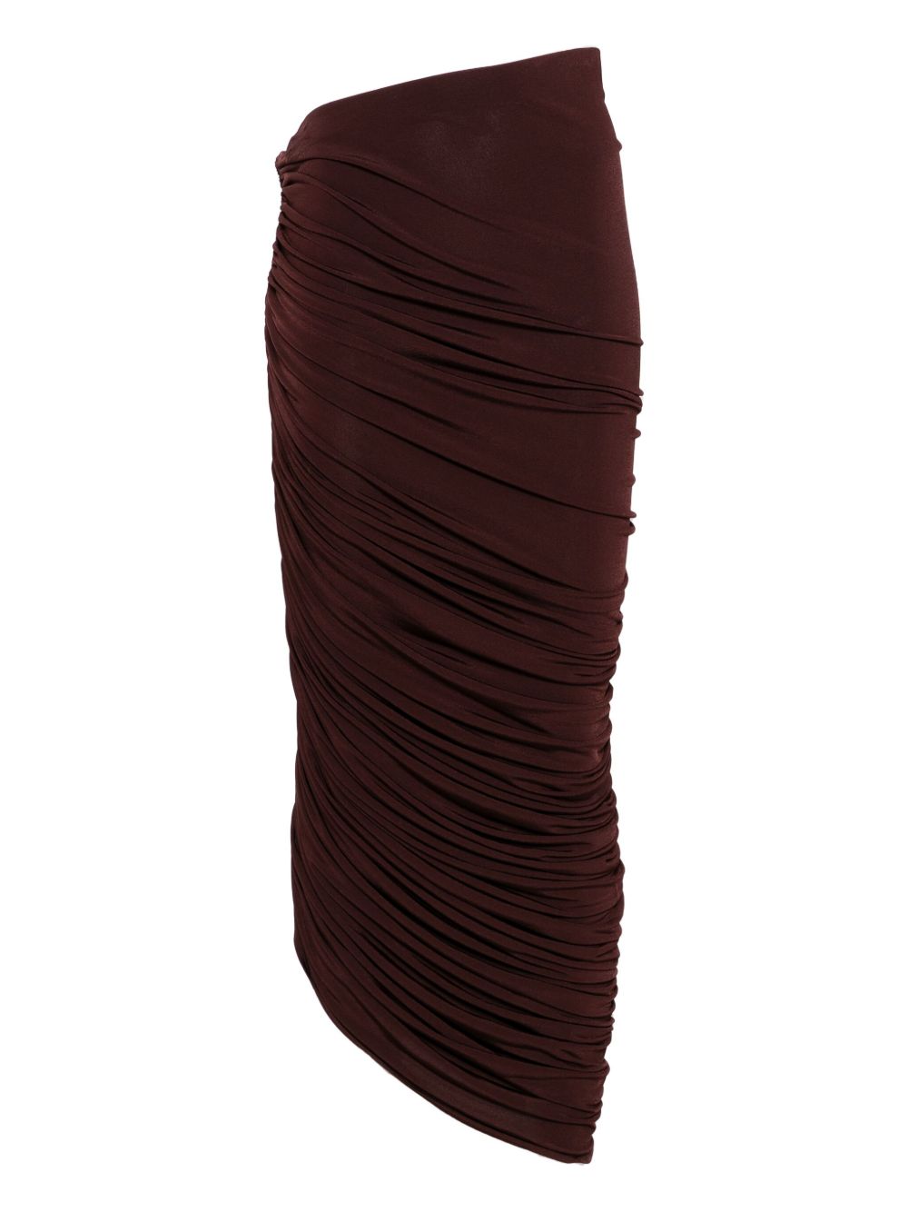 Magda Butrym asymmetric maxi skirt - Red
