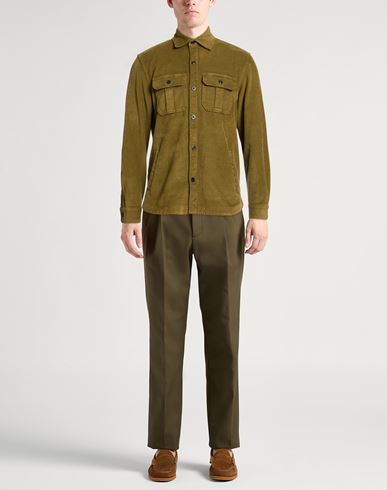 Man Shirt Khaki Size S Cotton, Modal, Elastane