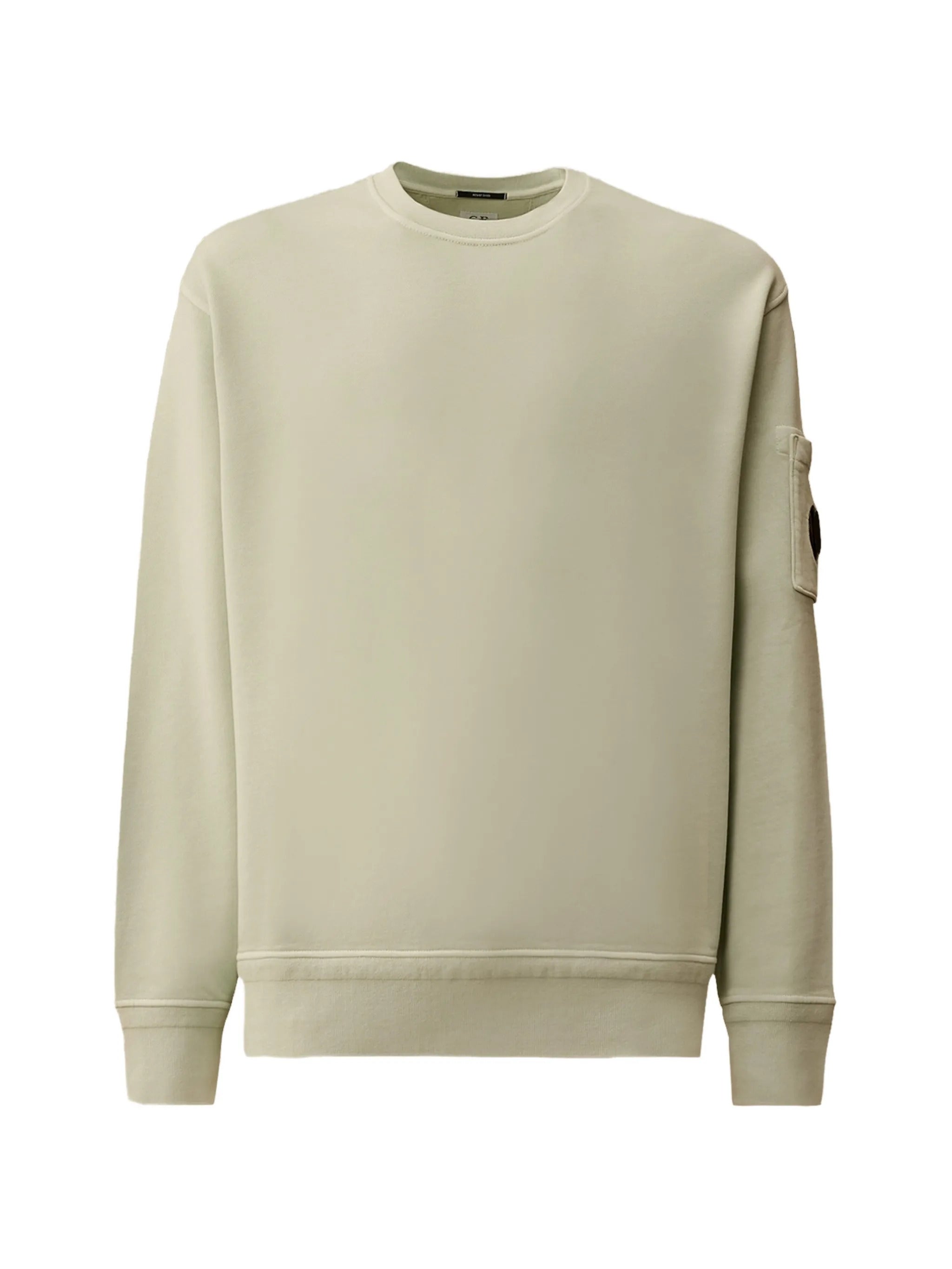 -Inspired Cotton Crewneck Sweatshirt with Magnifying Pocket for Men