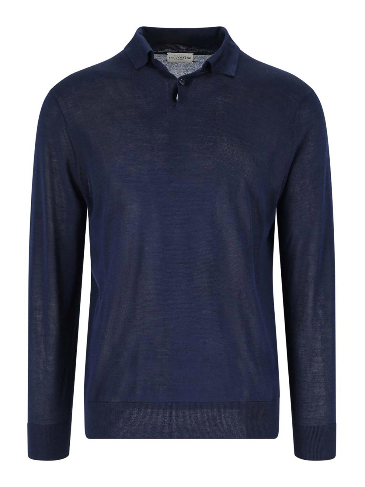 Silk and cashmere polo shirt