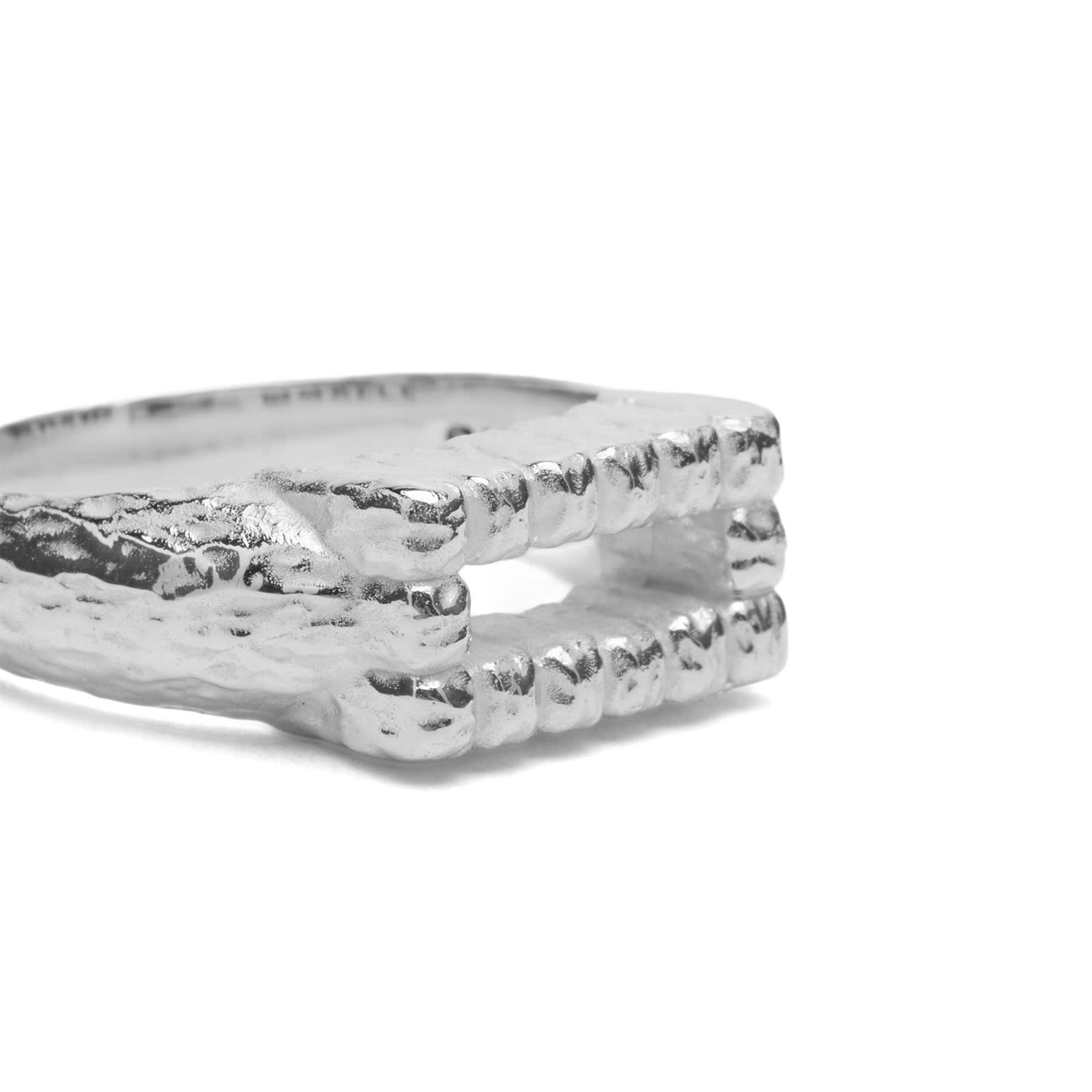 Men's Cookie Signet Ring in Silver