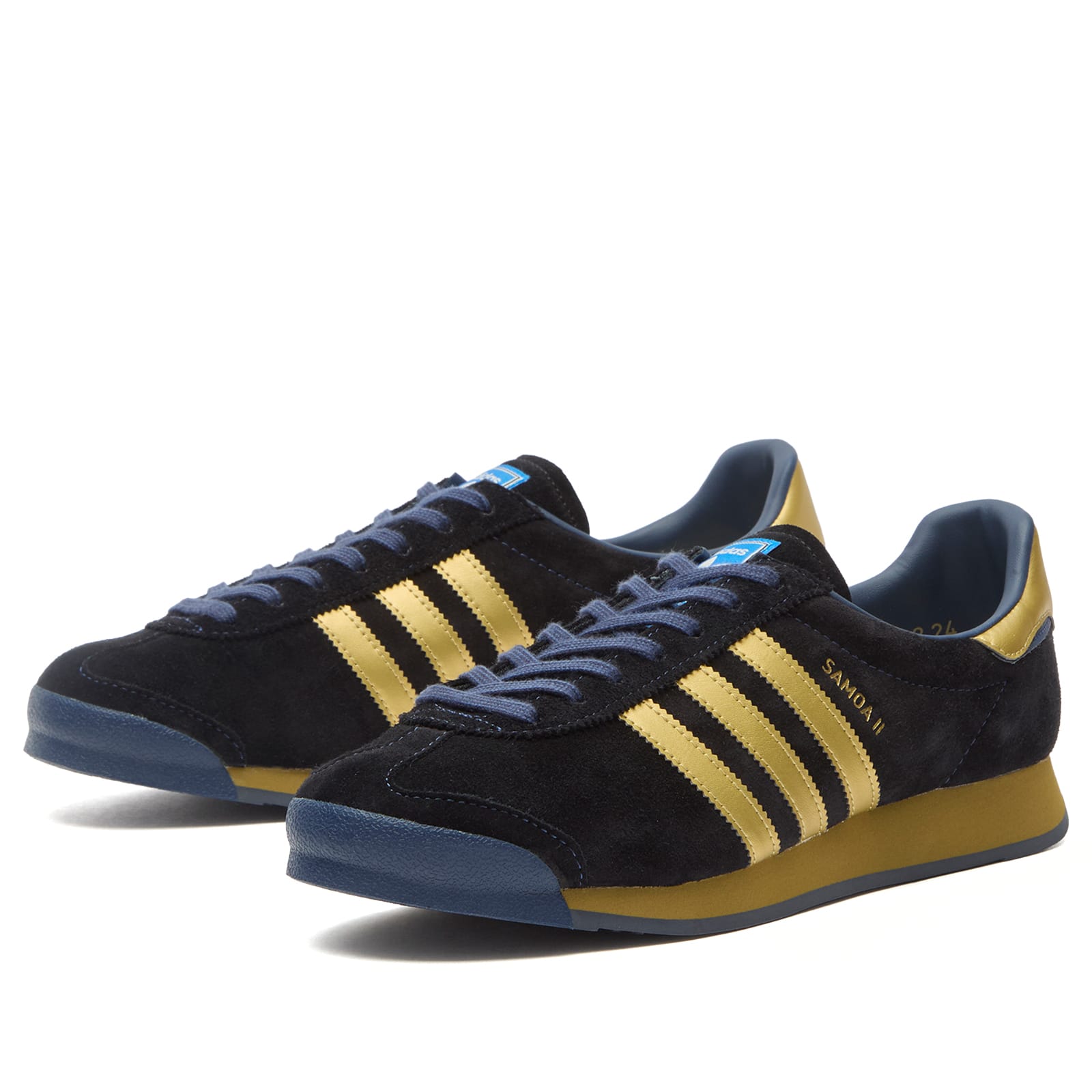 Men's x SPZL Samoa II Sneaker Tech Indigo/Matte Gold/Night Indigo