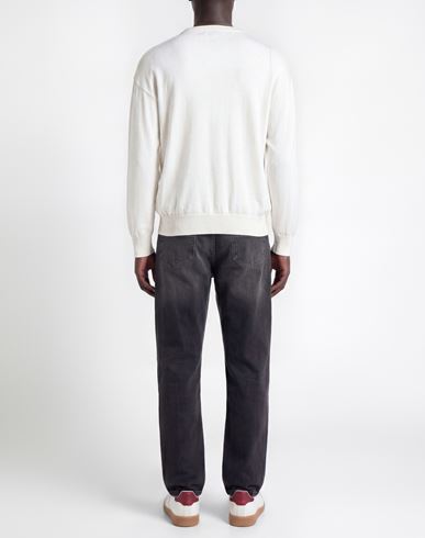 Family First Milano Man Sweater Ivory Size XS Merino Wool
