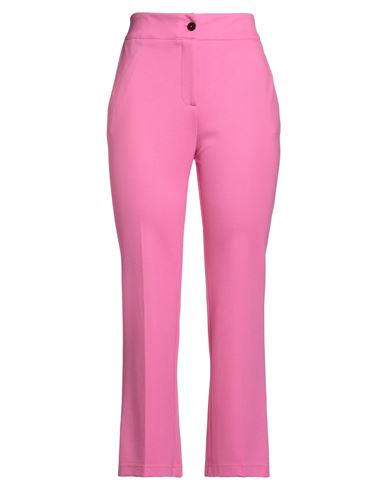 Woman Pants Fuchsia Size 4 Viscose, Polyester, Elastane