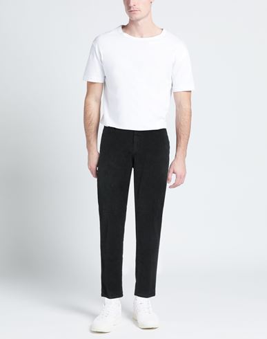 Man Pants Black Size 30 Cotton, Elastane