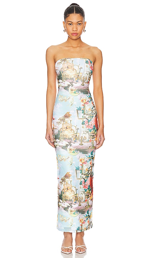 Superdown Harmony Maxi Dress in Multi.  XL. Also in S
