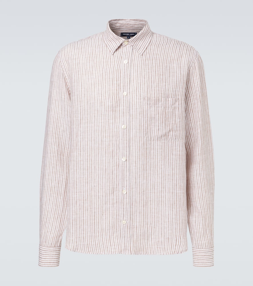 Telles striped linen shirt