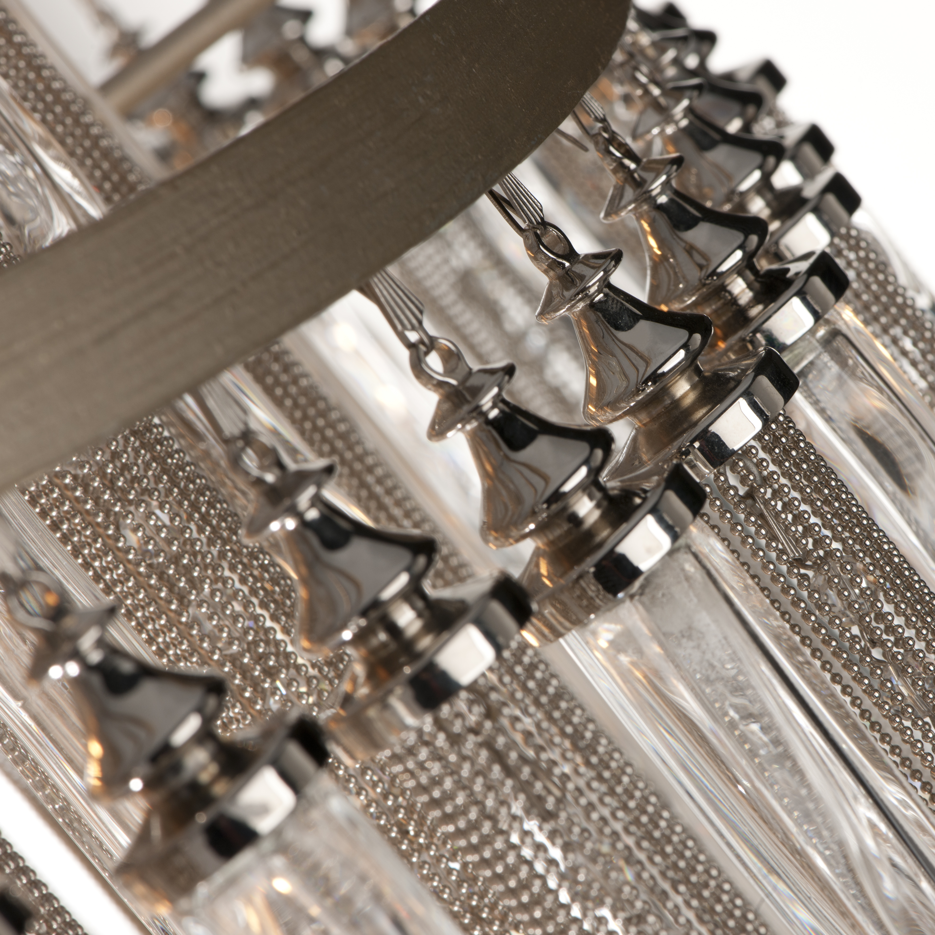 Chimera Pendant Light, Light, Large, Silver - Andrew Martin