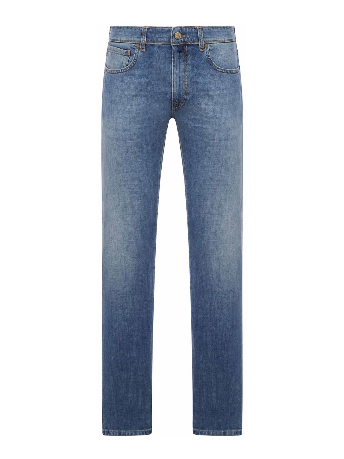 Blue Cotton Jeans