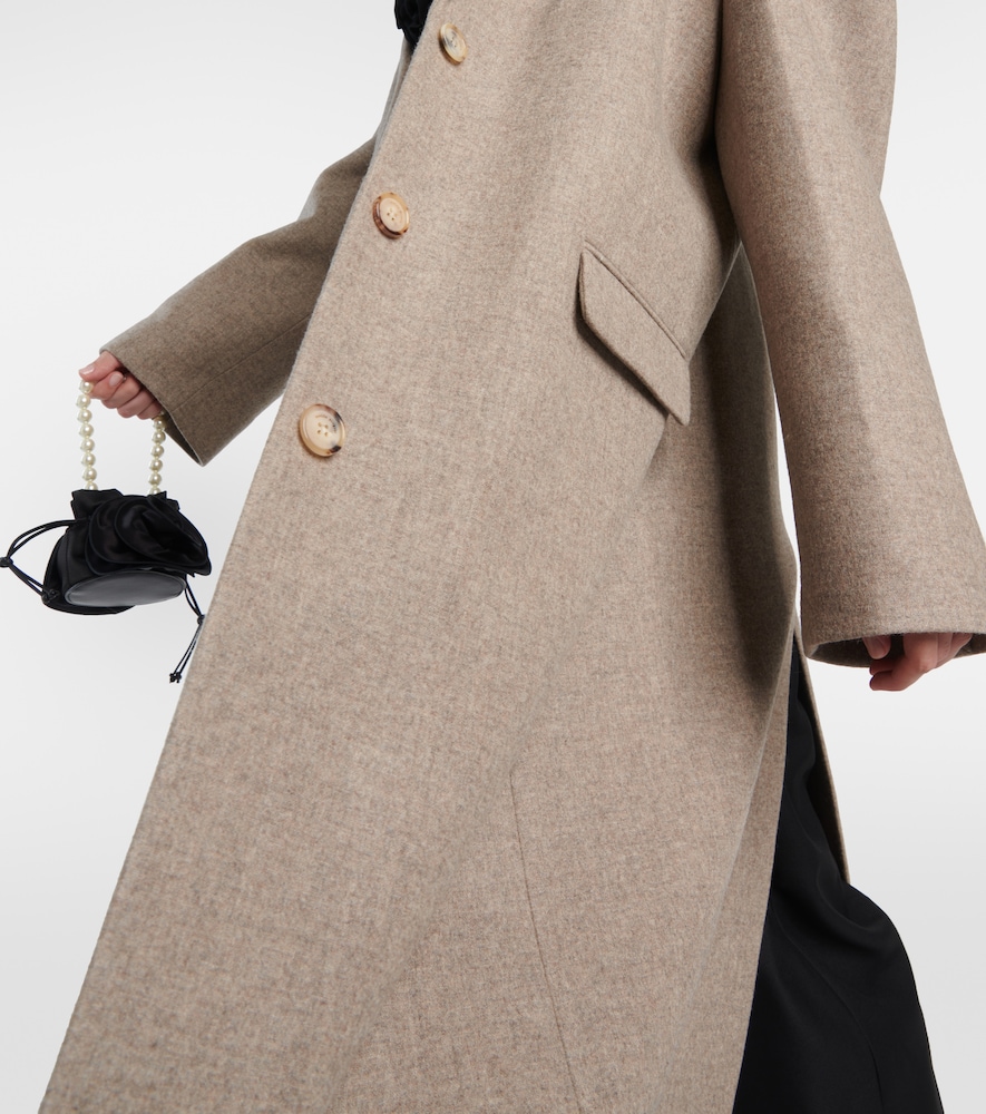 Wool-blend coat