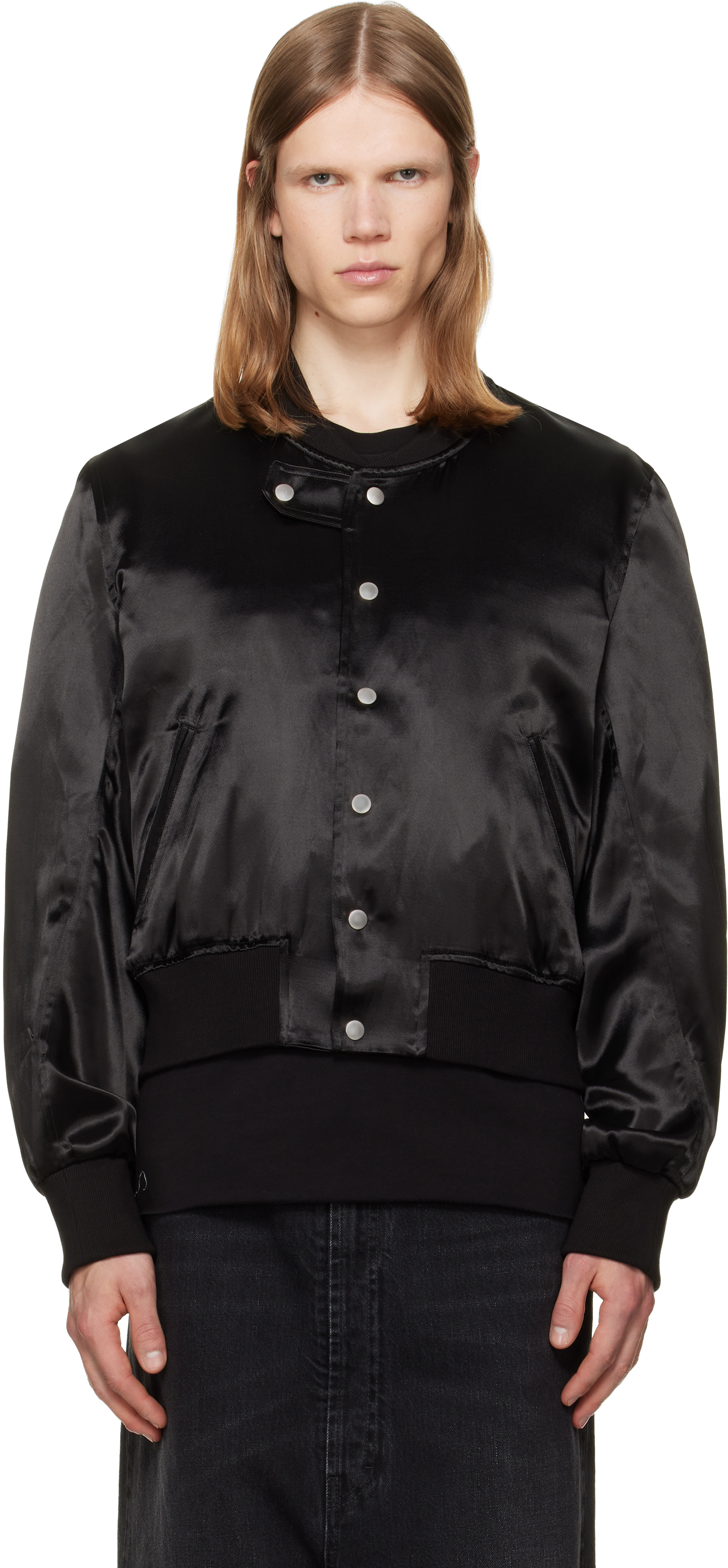 Black Hampton Varsity Jacket