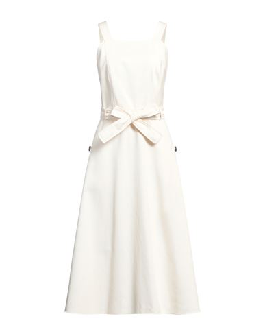 Weekend Max Mara Woman Midi dress Beige Size 12 Cotton