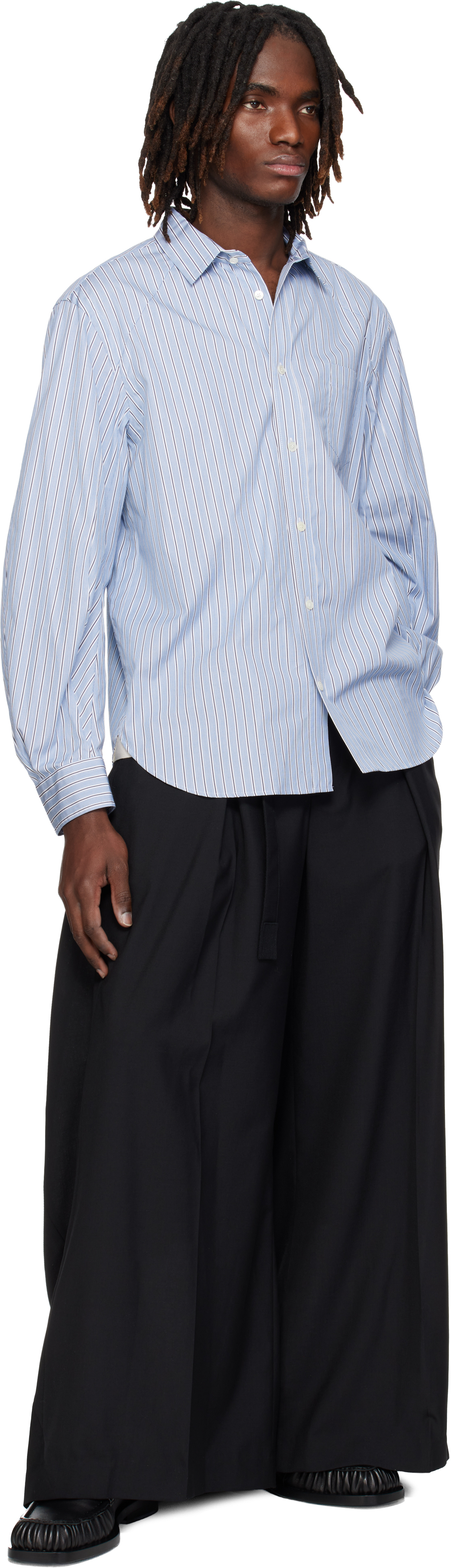 Blue Poplin Shirt