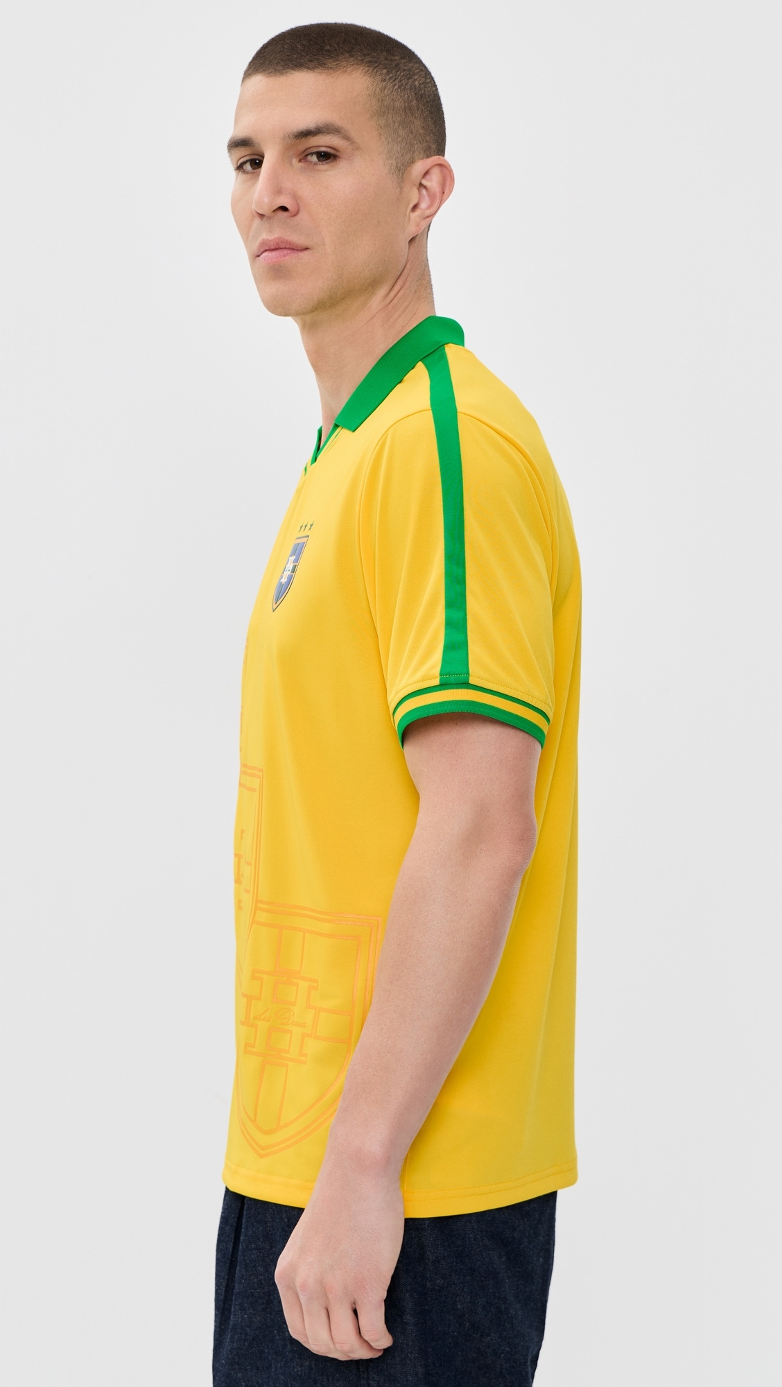 Brazil Football Jersey Lemon Yellow