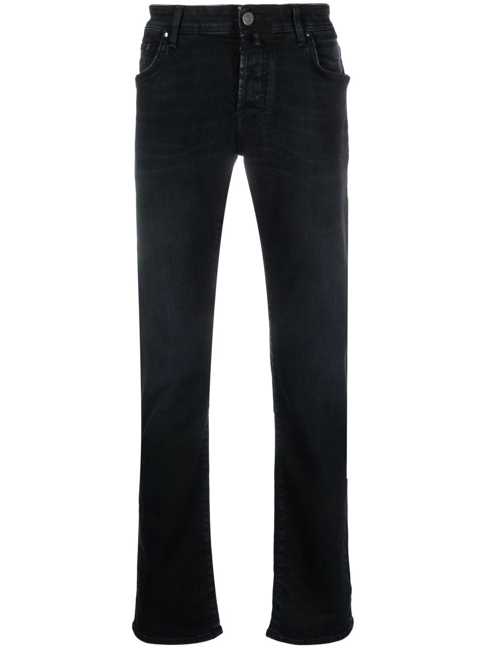Low-rise straight.leg jeans - Blue