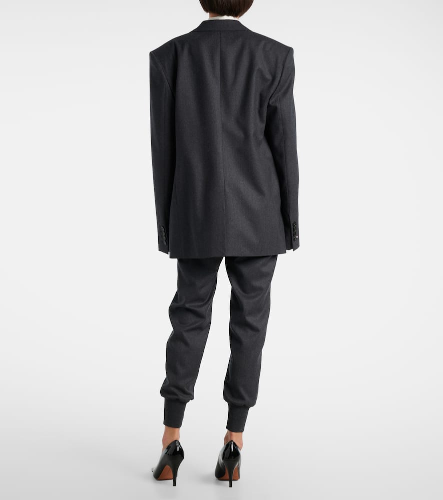 Iconic wool flannel blazer