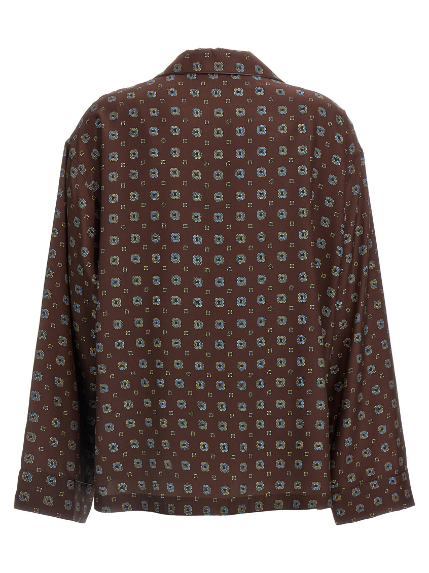 Patterned Shirt Shirt, Blouse