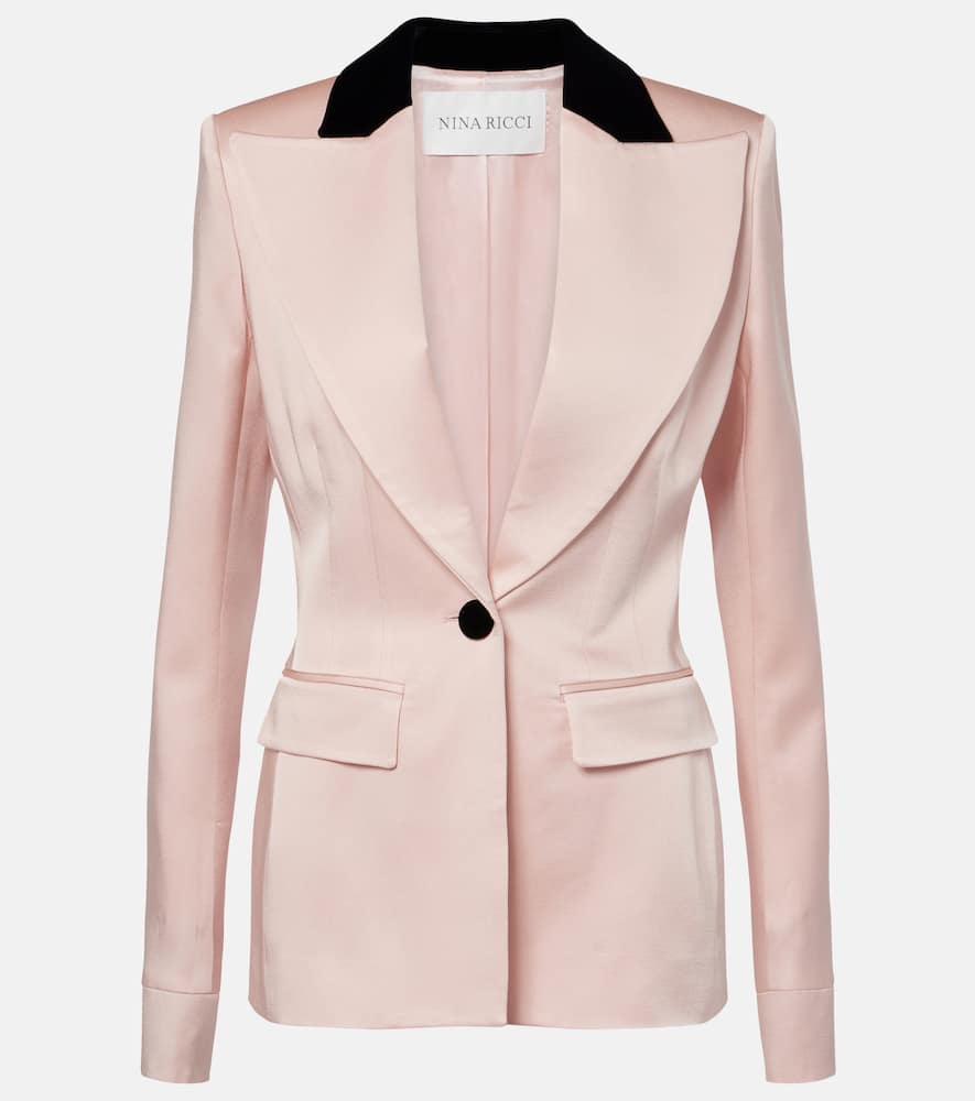 Twill blazer