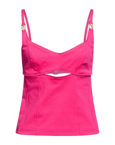 Woman Top Fuchsia Size 10 Viscose, Nylon, Elastane