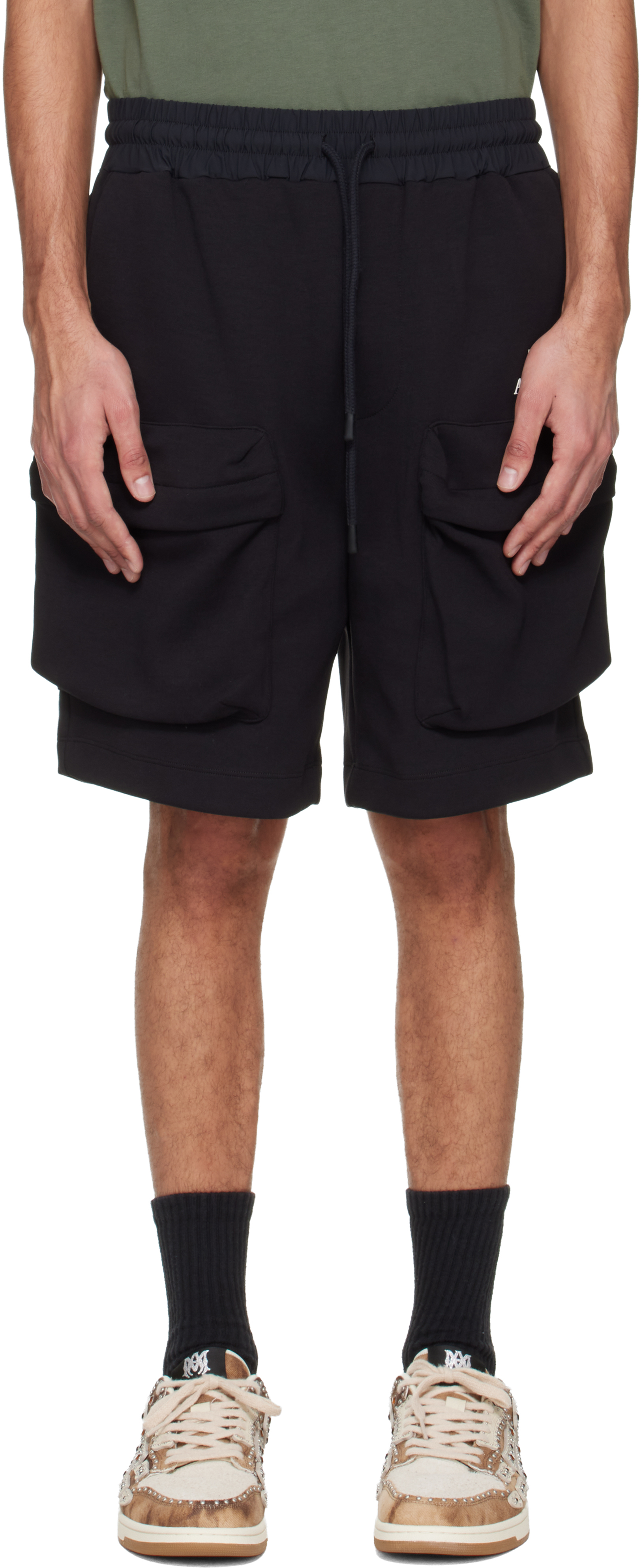 Black MA Cargo Shorts