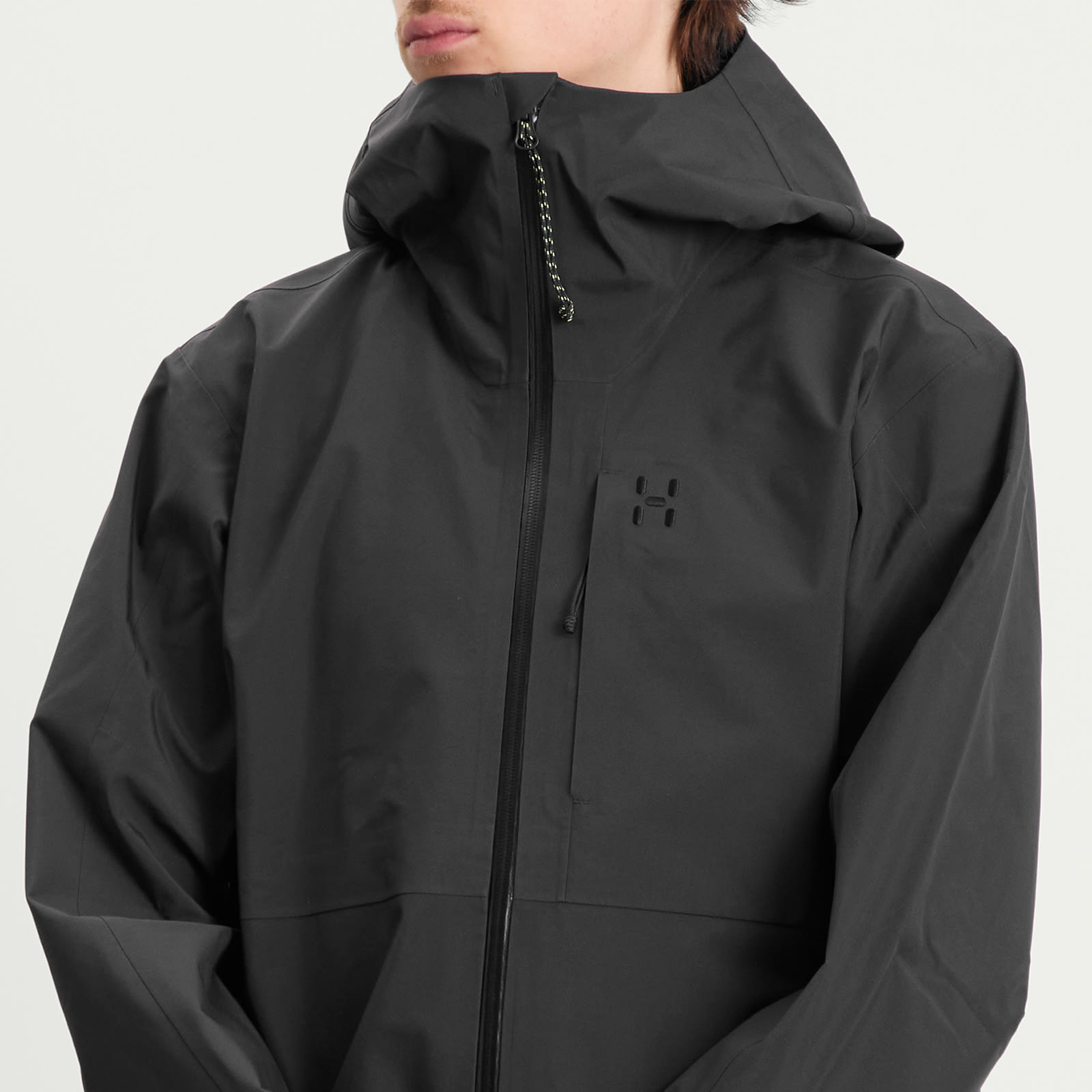 Men's Front Proof II Waterproof Jacket True Black