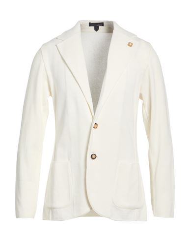 Man Blazer White Size L Cotton