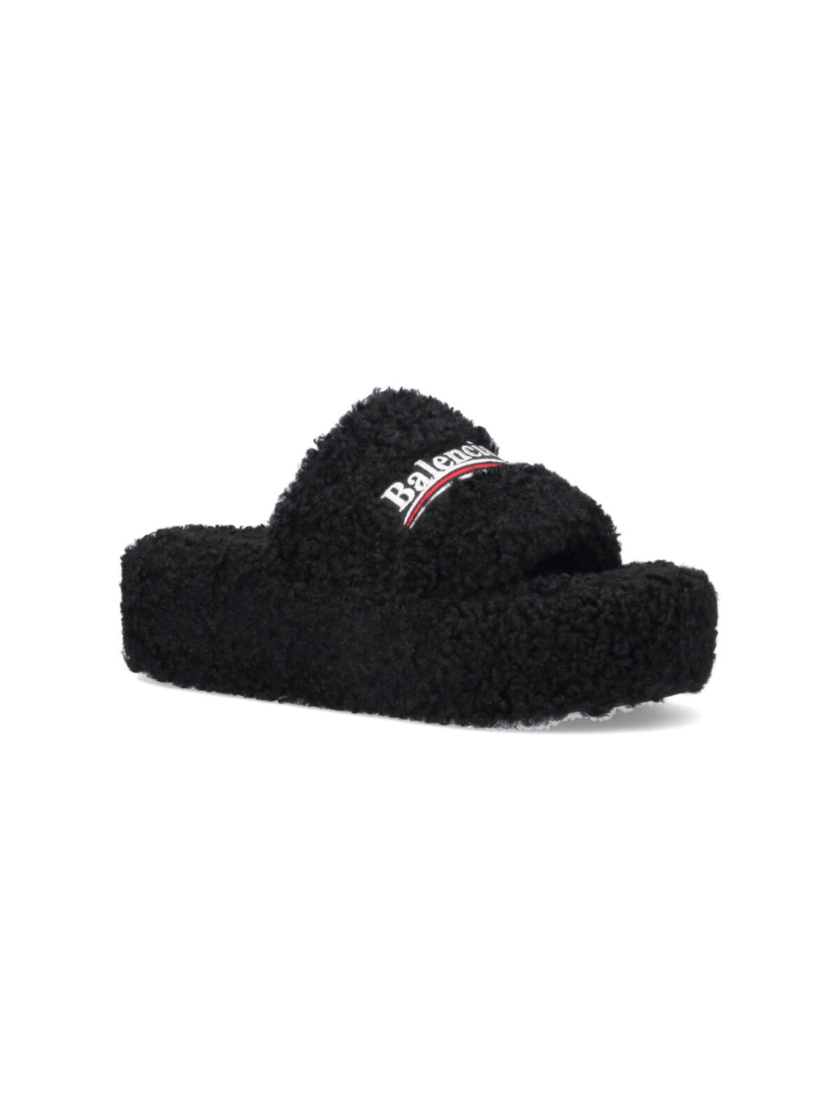 Slide Sandals "Furry"