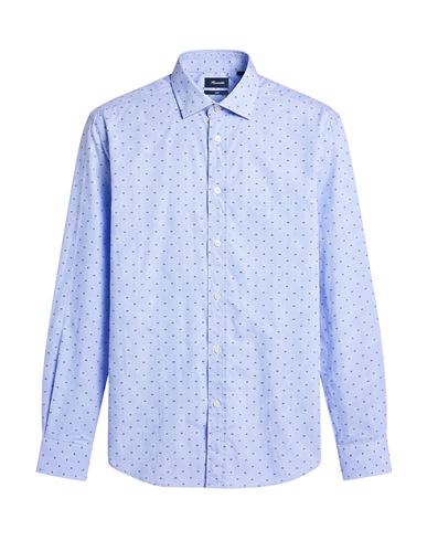 Façonnable Man Shirt Light blue Size L Cotton
