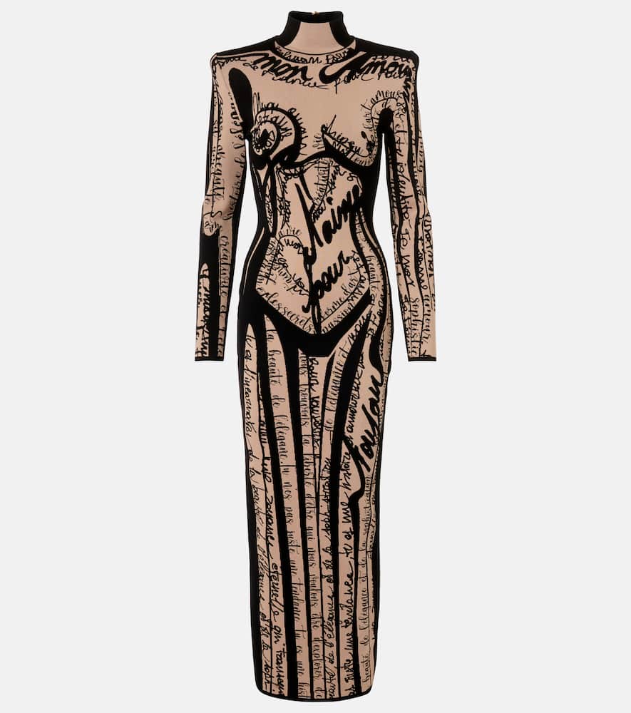 Knitted maxi dress