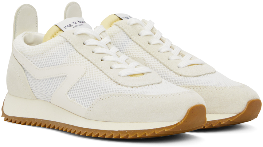 Off White Retro Runner Sneakers