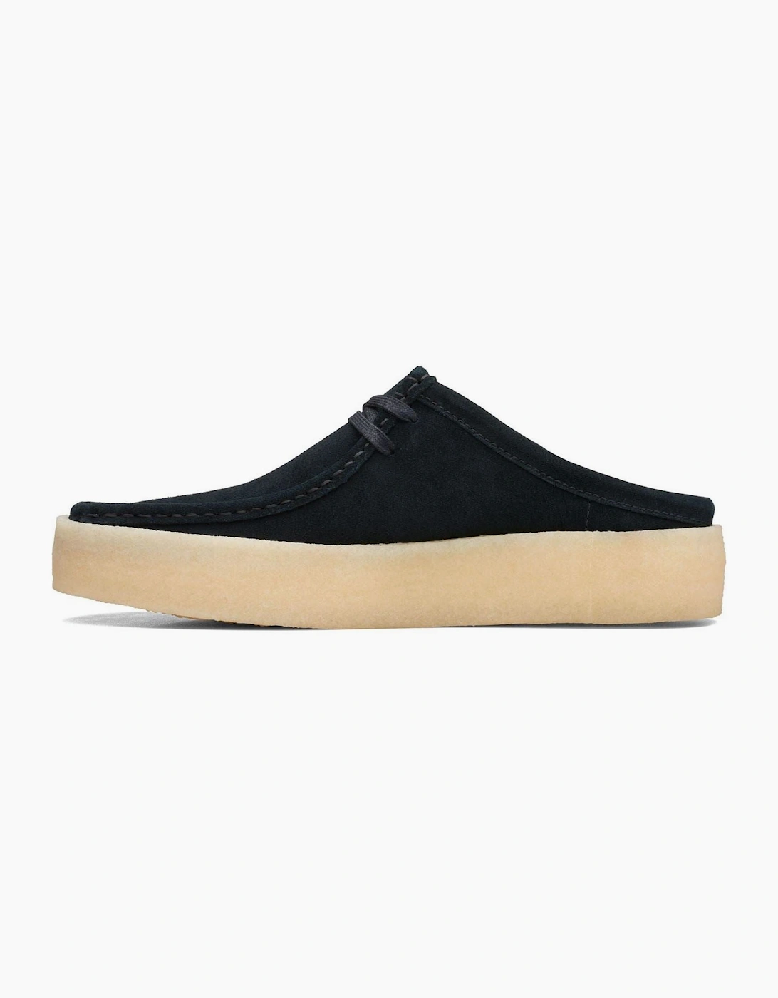 Clarks Men's Wallabee Cup Suede Boat Shoes - Black