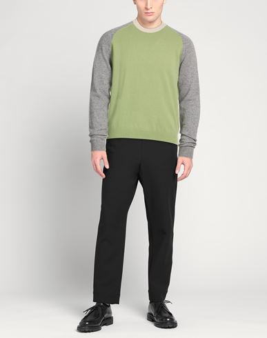 Man Sweater Lime green Size L Wool