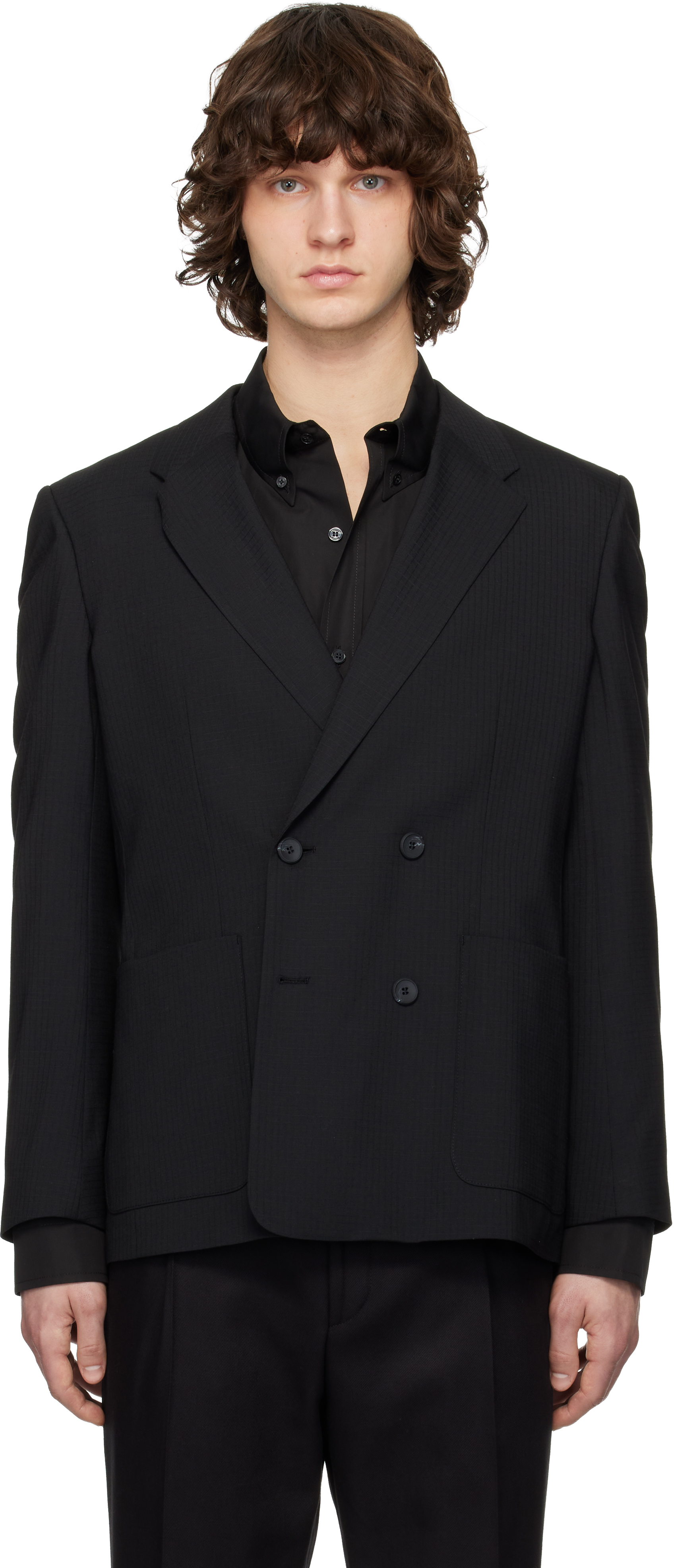 Black Slim-Fit Blazer