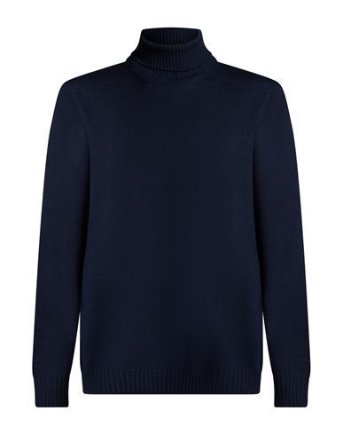 Man Turtleneck Midnight blue Size 46 Virgin Wool