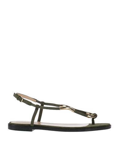 Woman Thong sandal Military green