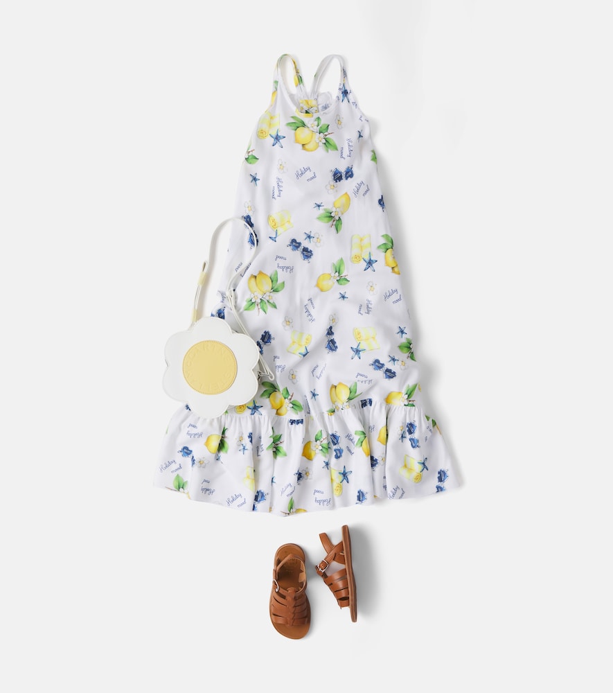 Printed cotton dress