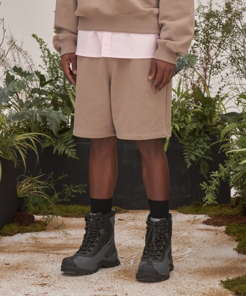 Essential Half Sweatpants_BEIGE