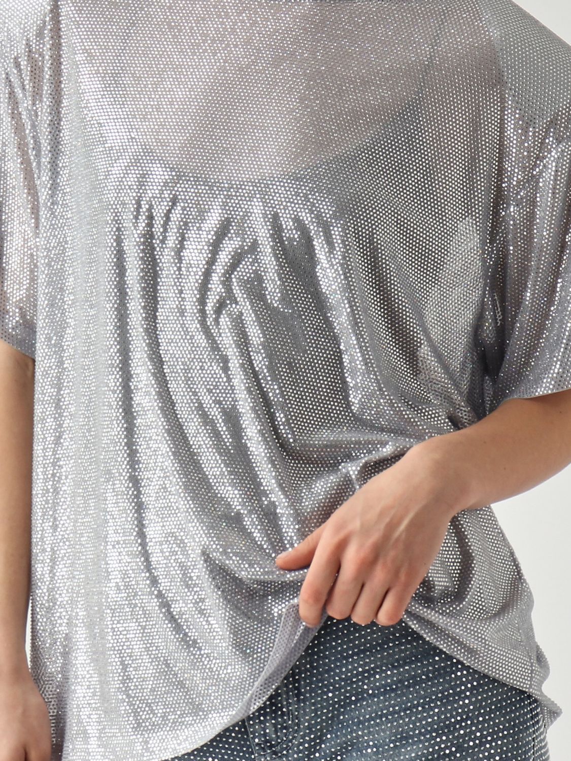 Top Woman color Silver
