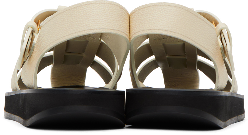 Off white fisherman sandals