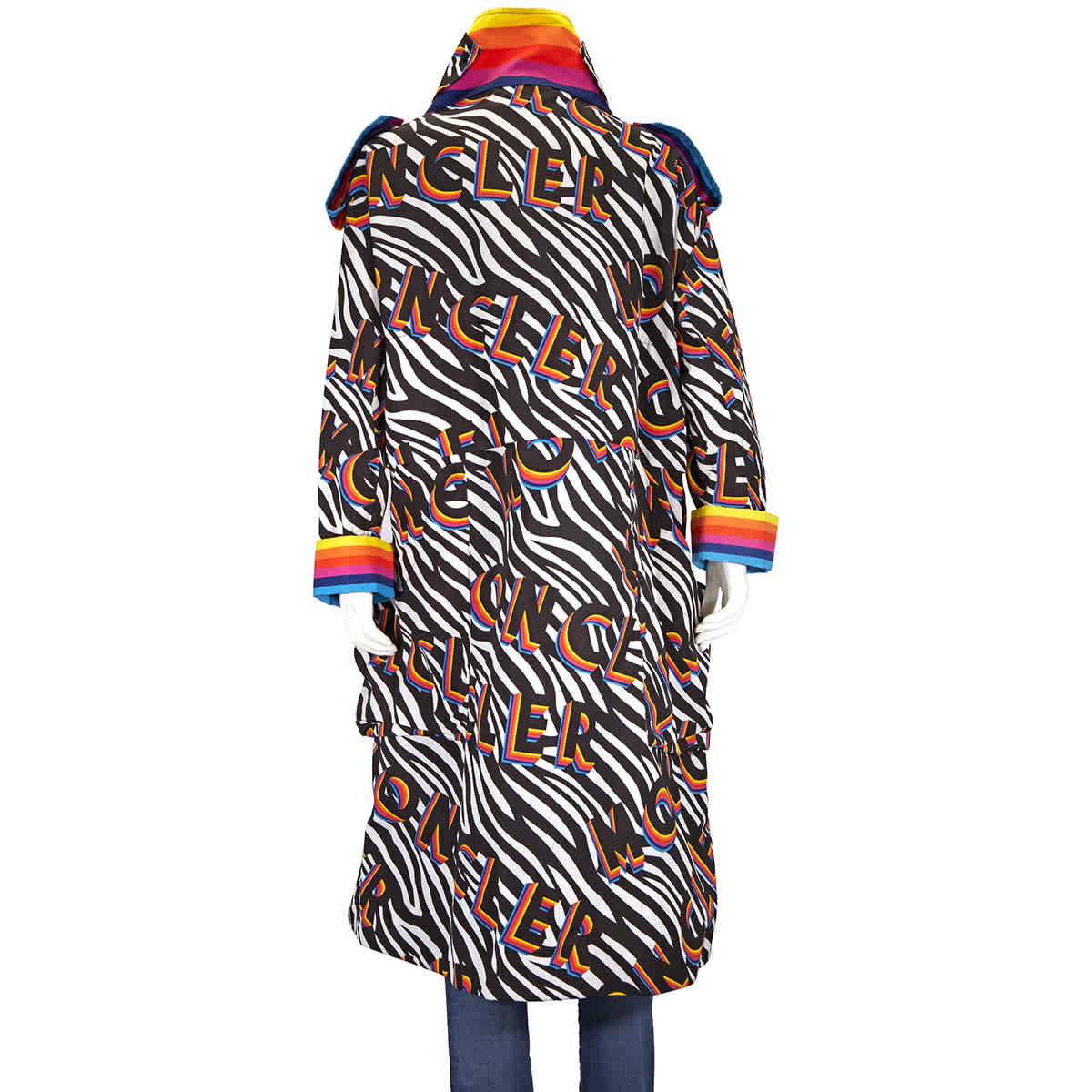 Richard Quinn Zebra Logo-print Ava Coat