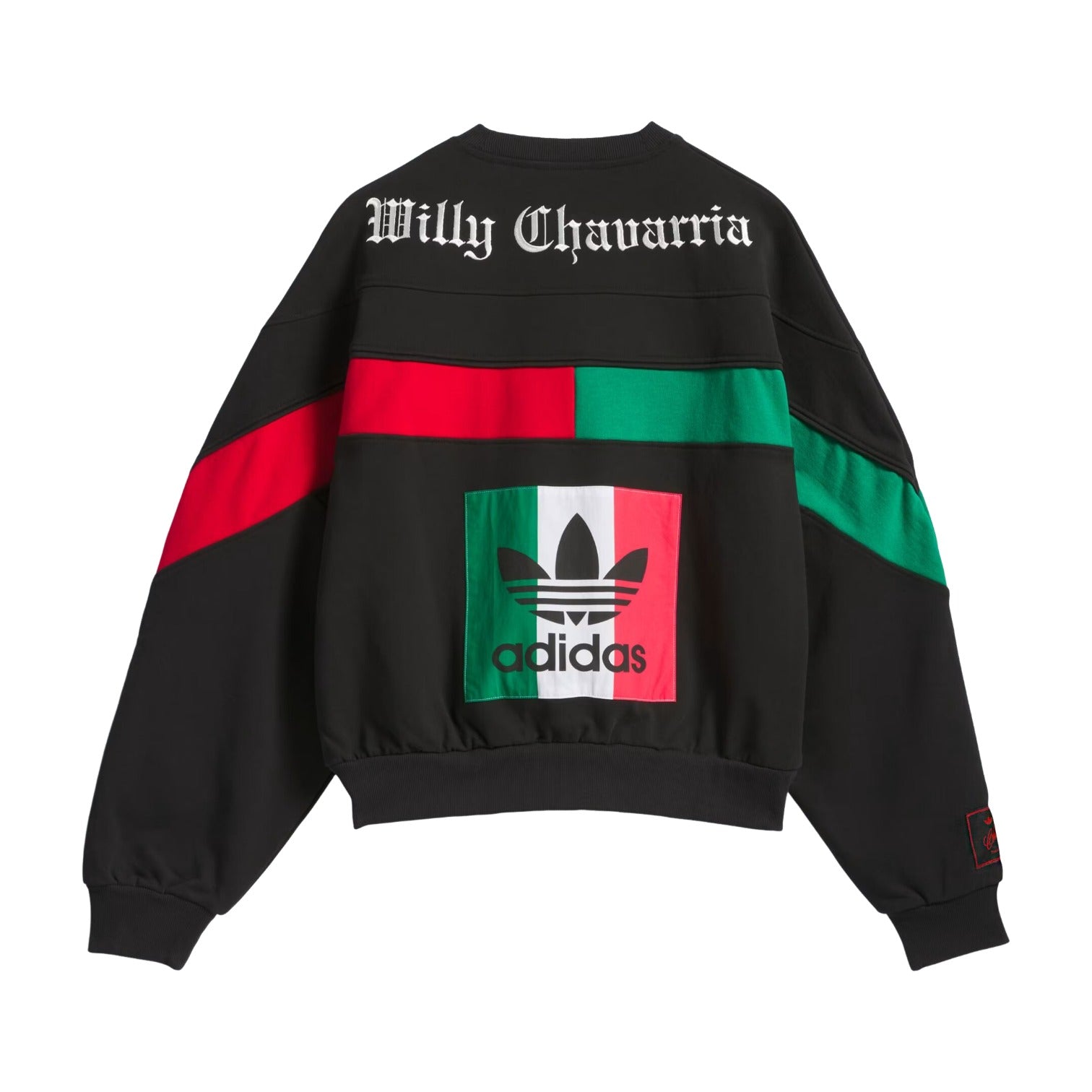 X Willy Chavarria Bball Fleece Crewneck Sweatshirt 'Black'