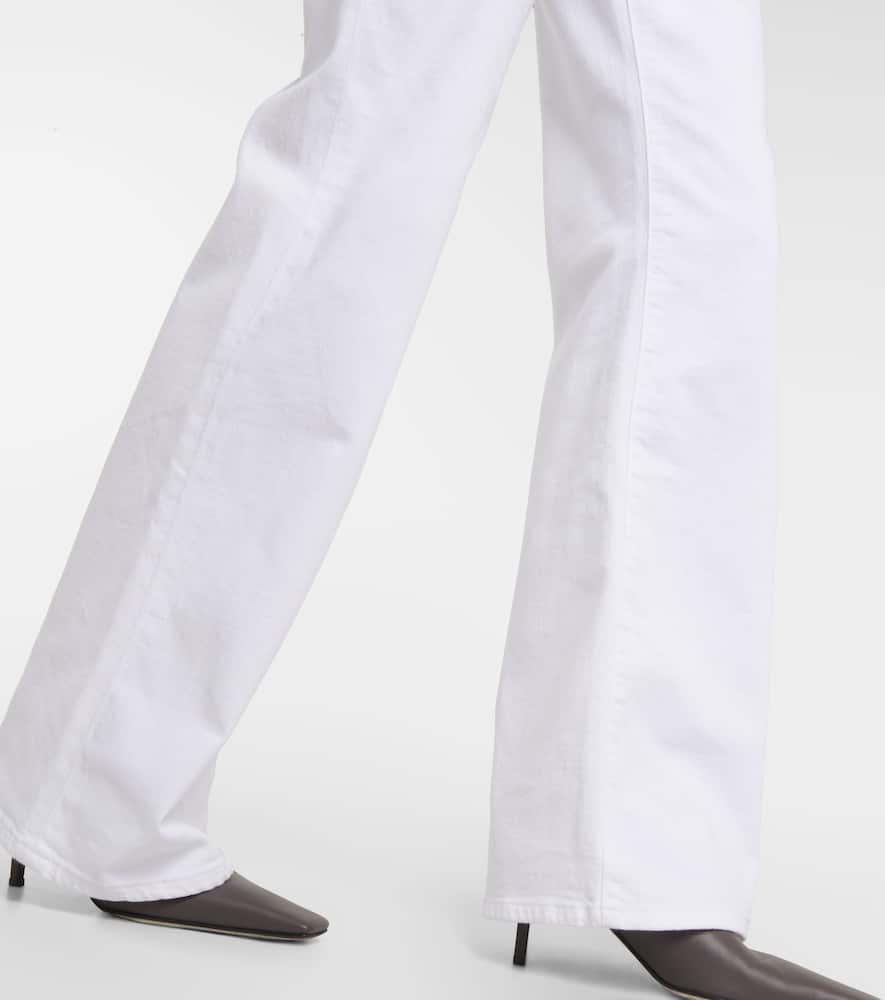 Le Slim Palazzo high-rise wide-leg jeans