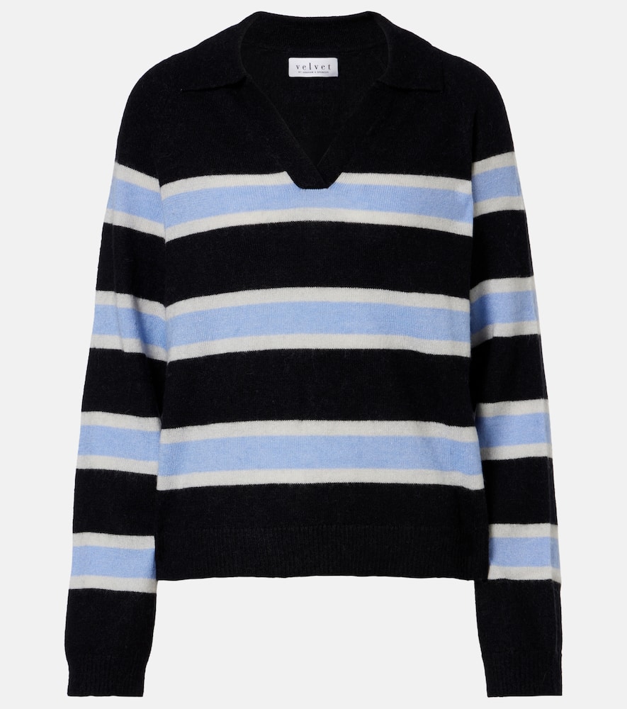 Everlake striped polo sweater