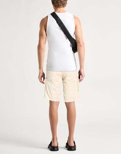 Man Shorts & Bermuda Shorts Beige Size 28 Cotton