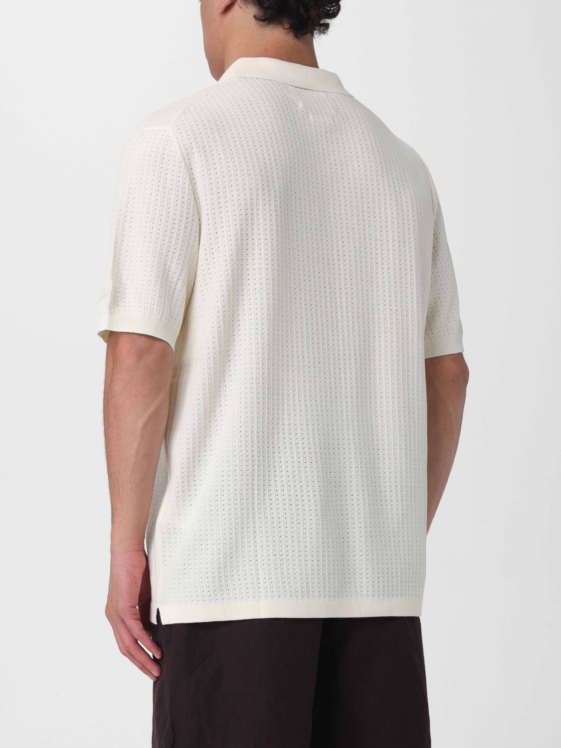 Polo Shirt Men color Cream