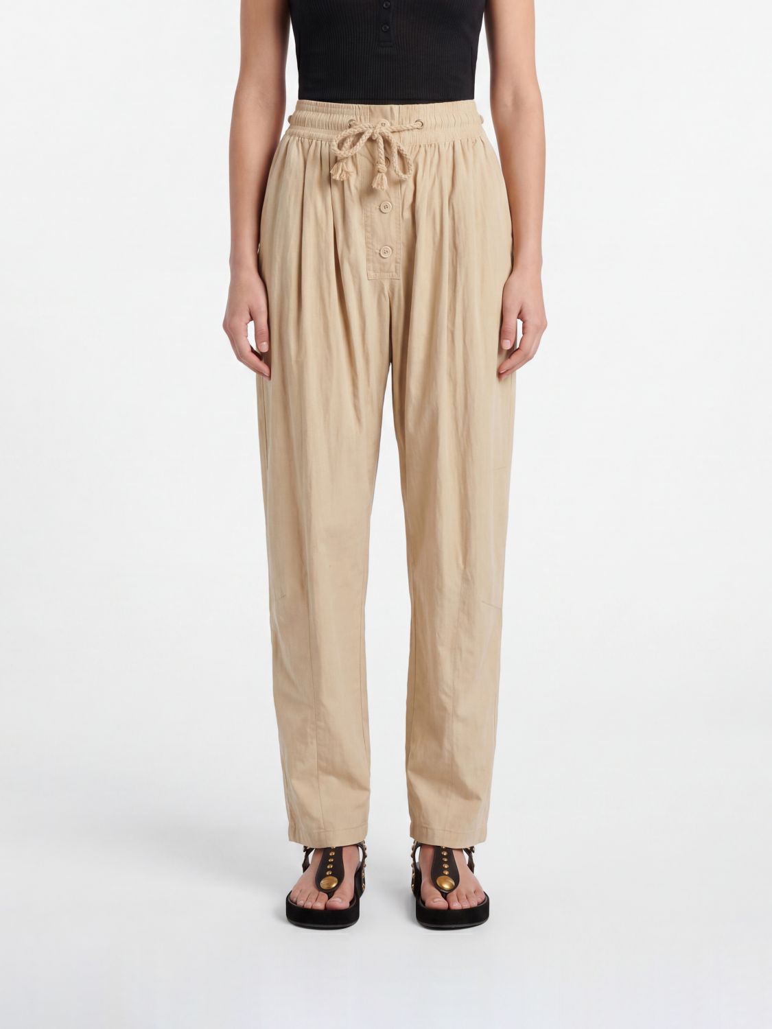 Pants Woman color Brown