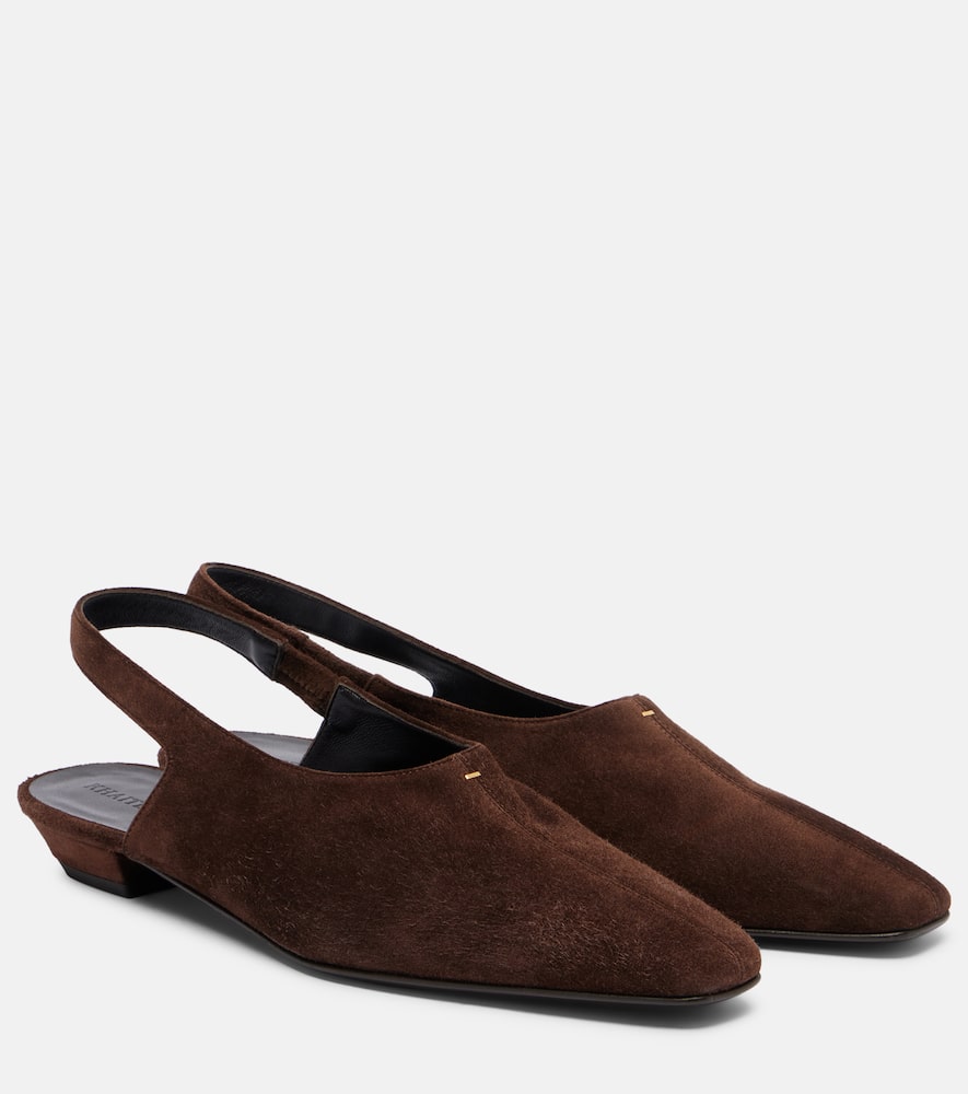 Celia suede slingback flats