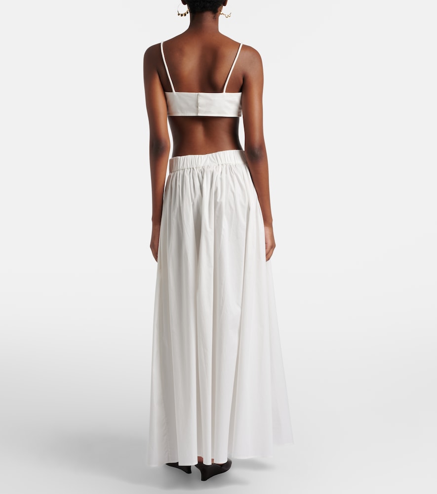 Cotton maxi skirt