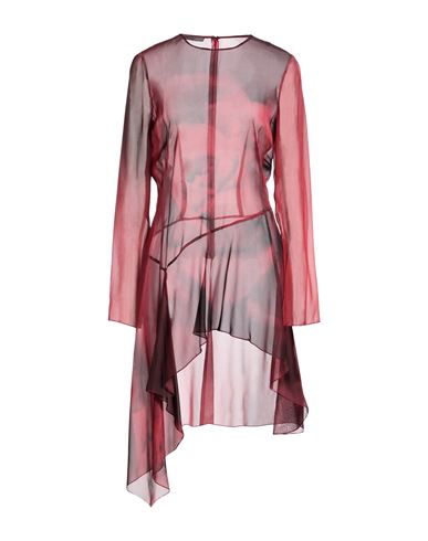Woman Top Burgundy Size 10 Silk